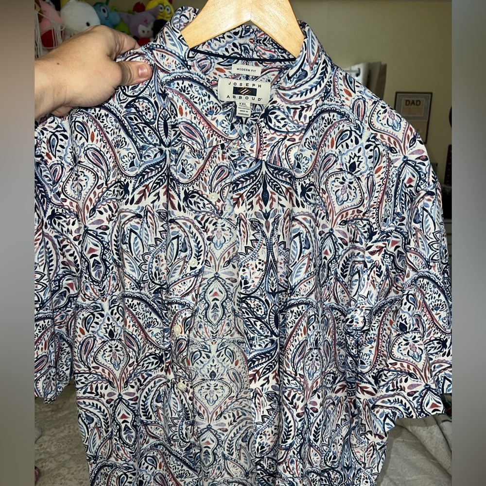 Joseph Abboud Paisley Button-Up Shirt